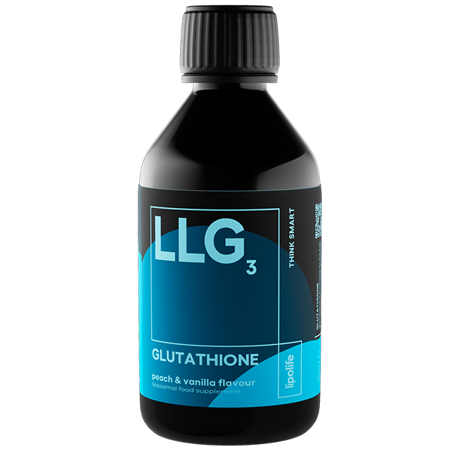 LLG3 Liposomal Glutathione (Peach & Vanilla Flavour) 240ml – Lipolife by Lipolife