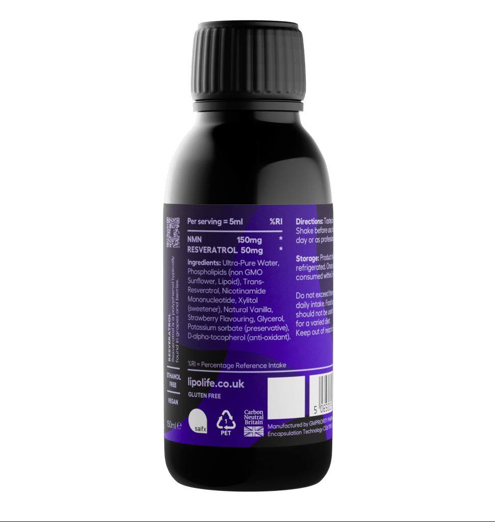 LNR1 Liposomal NMN & Resveratrol by Lipolife
