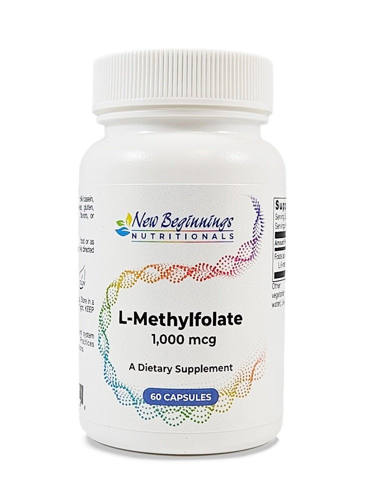 L - MethylFolate 1 mg (60 caps) - New Beginnings by New Beginnings