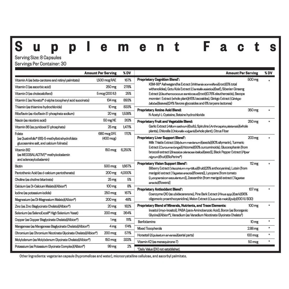 Multivitamin One (45 Capsules) - Seeking Health by Seeking Health