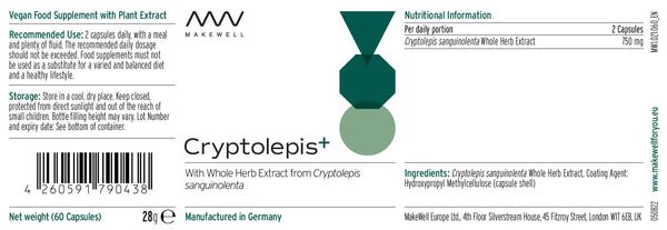 MakeWell Cryptolepis + - 60 Capsules by MakeWell