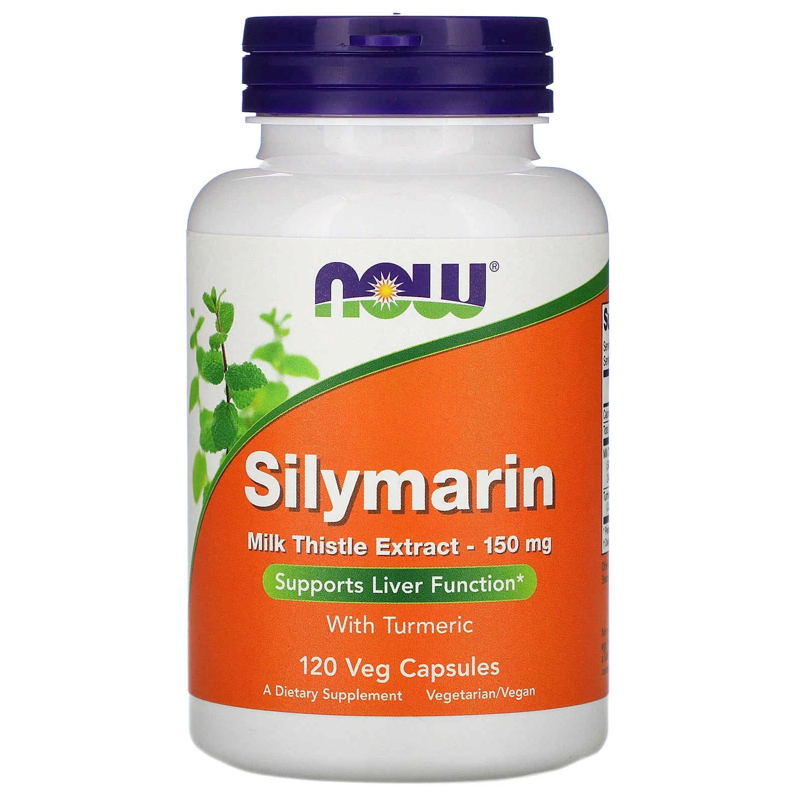 Silymarin Milk Thistle Extract 150mg, 120 Veg Capsules Now Foods by Now Foods
