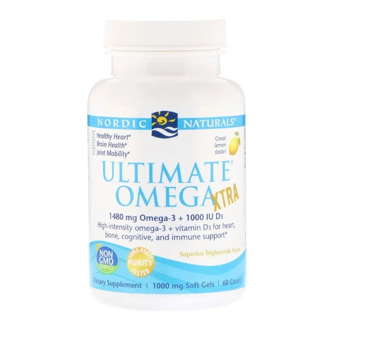 Ultimate Omega Xtra (Lemon) 60 Soft Gels - Nordic Naturals by Nordic Naturals