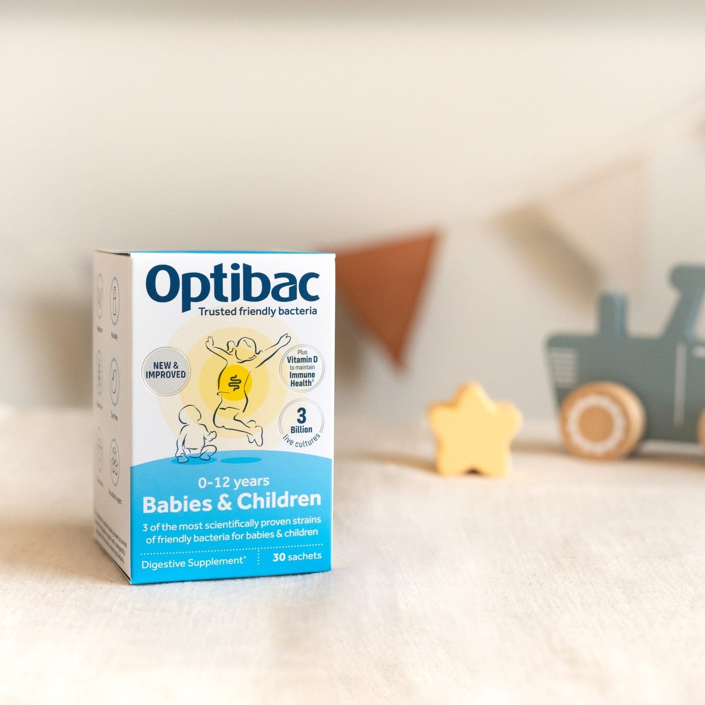 Probiotics For babies &amp; children, 30 sachets - OptiBac by OptiBac