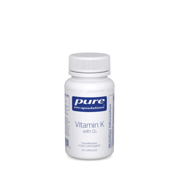 Pure Encapsulations  Vitamin K with D3 - 60 Capsules