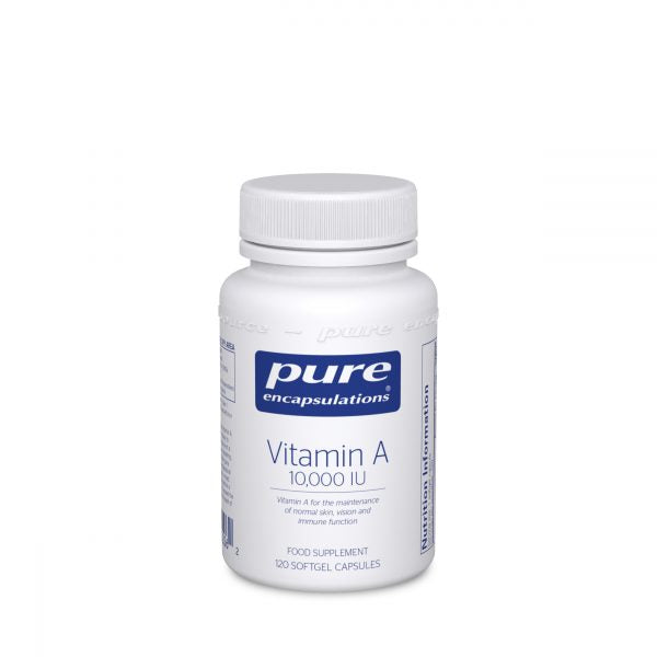 Pure Encapsulations  Vitamin A 10,000 IU  - 120 Softgels