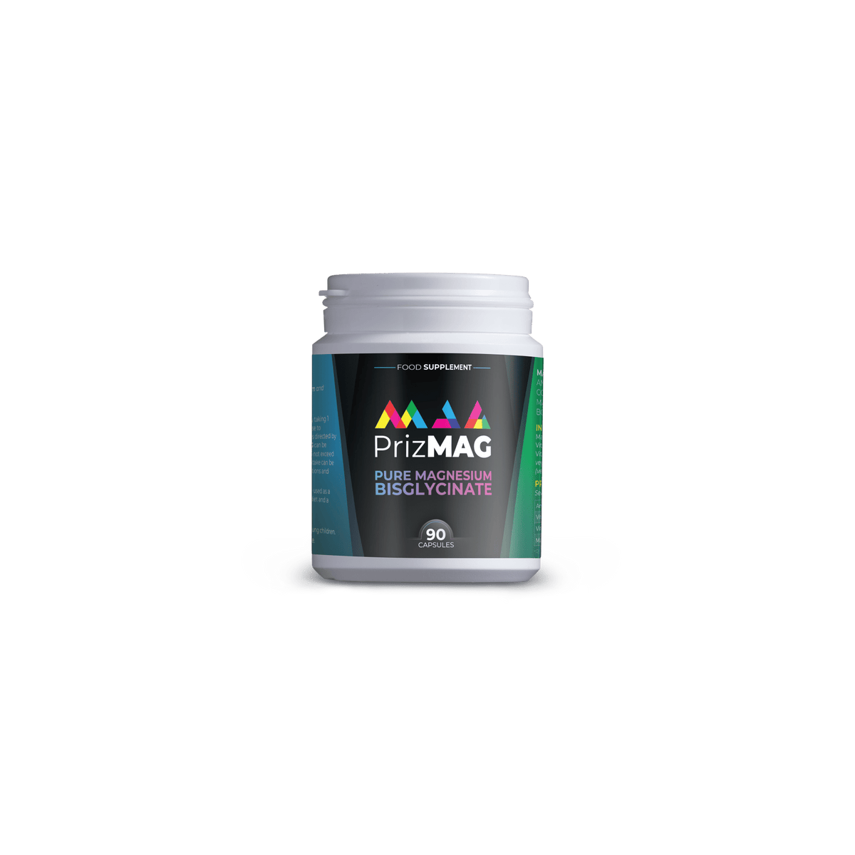 PrizMAG+ Pure Magnesium Bisglycinate (90 Capsules) - Mag365 by MAG365