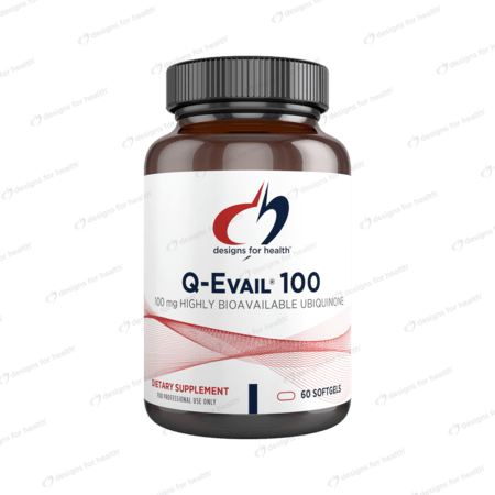 Q - Evail™ 100, Micro - emulsified CoQ10 - 60 Softgels - Designs for Health - SOI* by Designs for Health