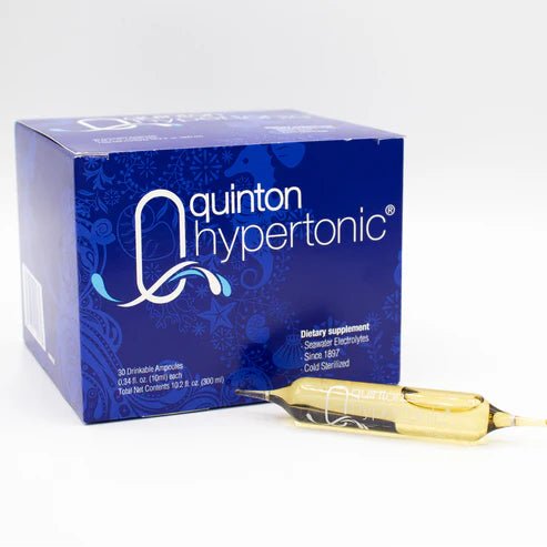 Quinton Plasma Hypertonic, 30 x 10ml vials (300ml) Quicksilver by Quicksilver