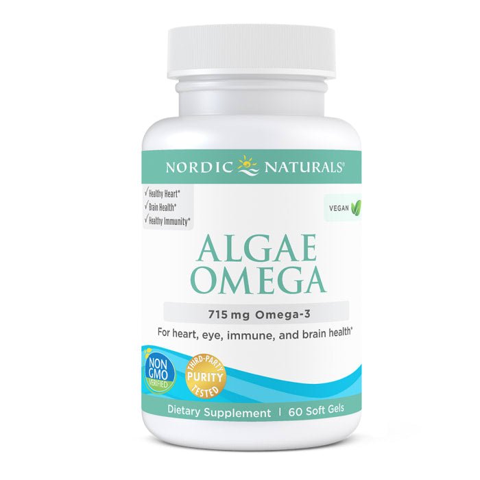 Algae Omega (Vegan) 60 Soft Gels - Nordic Naturals by Nordic Naturals