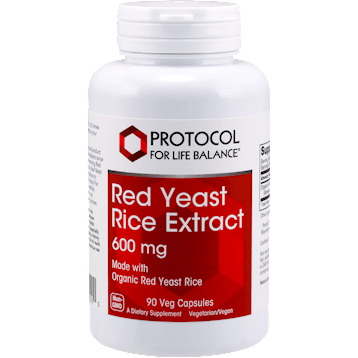 Red Yeast Rice Extract 90 vegcaps Protocol For Life Balance by Protocol for life balance
