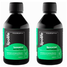 LVC5 – Liposomal Multivitamin 240ml – Strawberry & Lemon – lipolife DOUBLE PACK by Lipolife