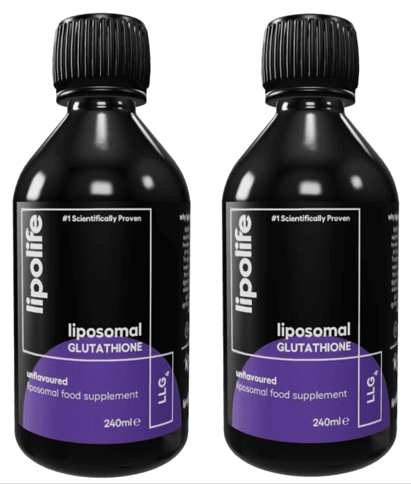 LLG4 Liposomal Glutathione Liquid (240 ml) - Lipolife (DOUBLE PACK) by Lipolife