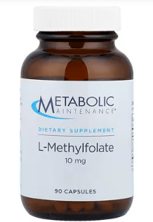 L - Methylfolate 10mg - 90 Caps - Metabolic Maintenance - BBE 31/03/2026 by Metabolic Maintenance