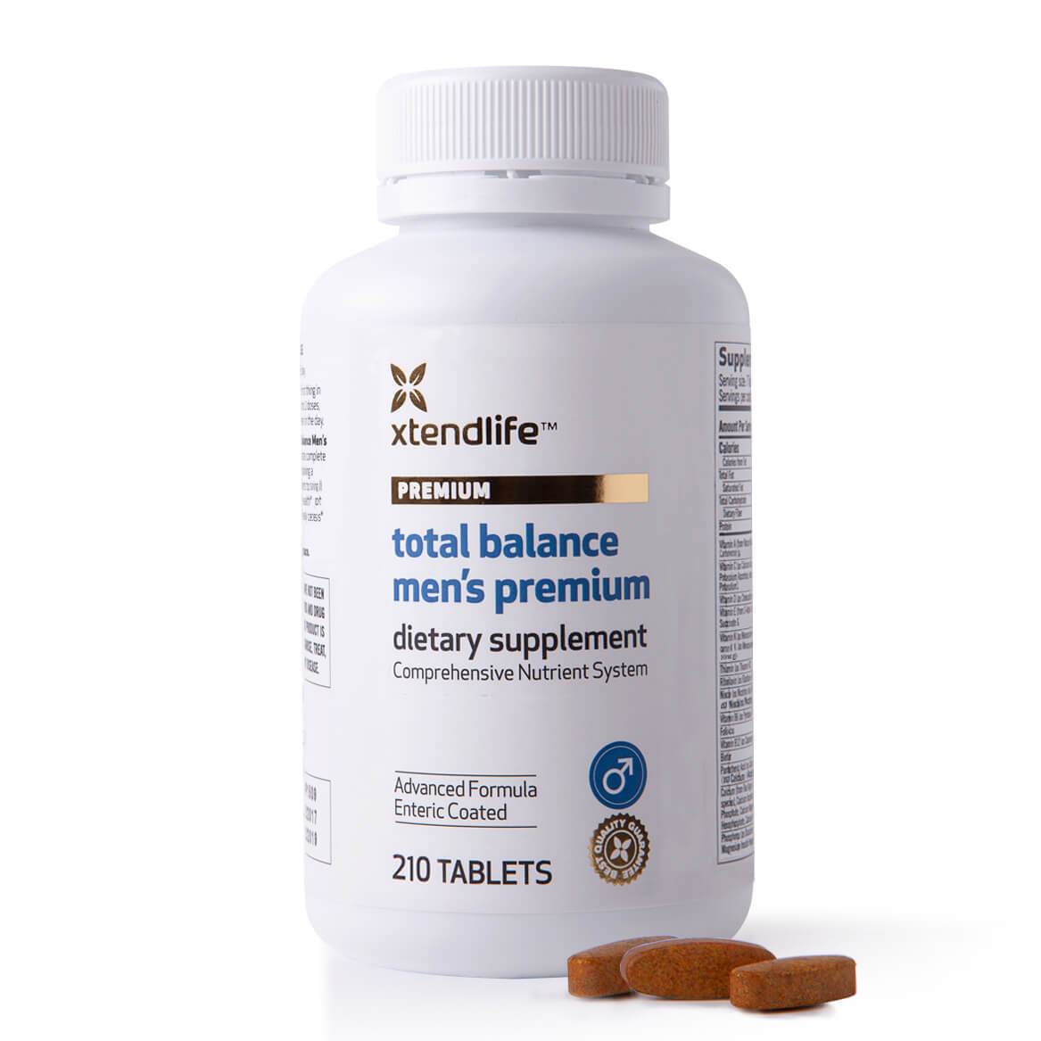 Total Balance Men's Premium, 210 Tablets (30 servings) - xtendlife by Xtendlife