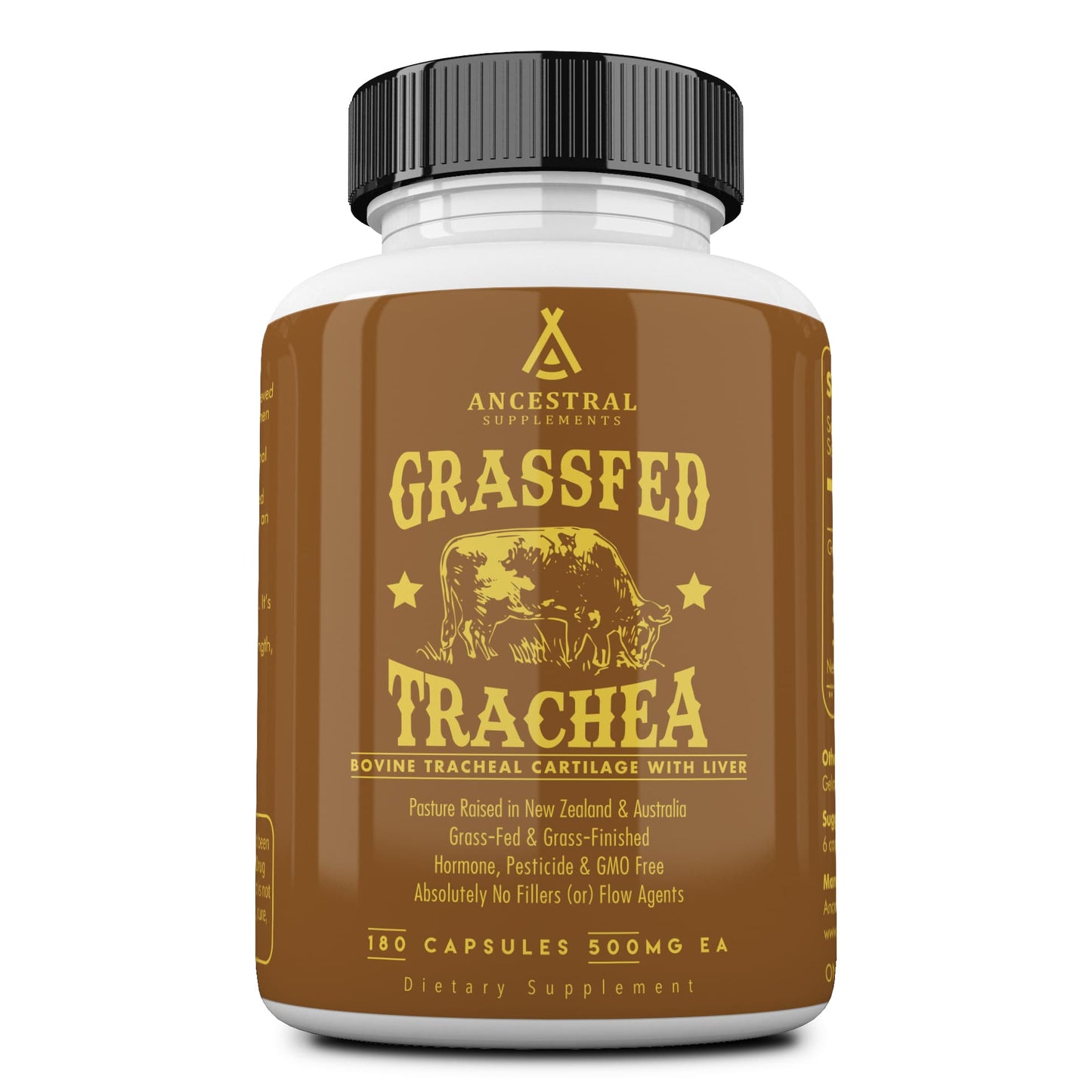 Grass fed Bovine Tracheal Cartilage 180 caps - Ancestral Supplements by Ancestral Supplements