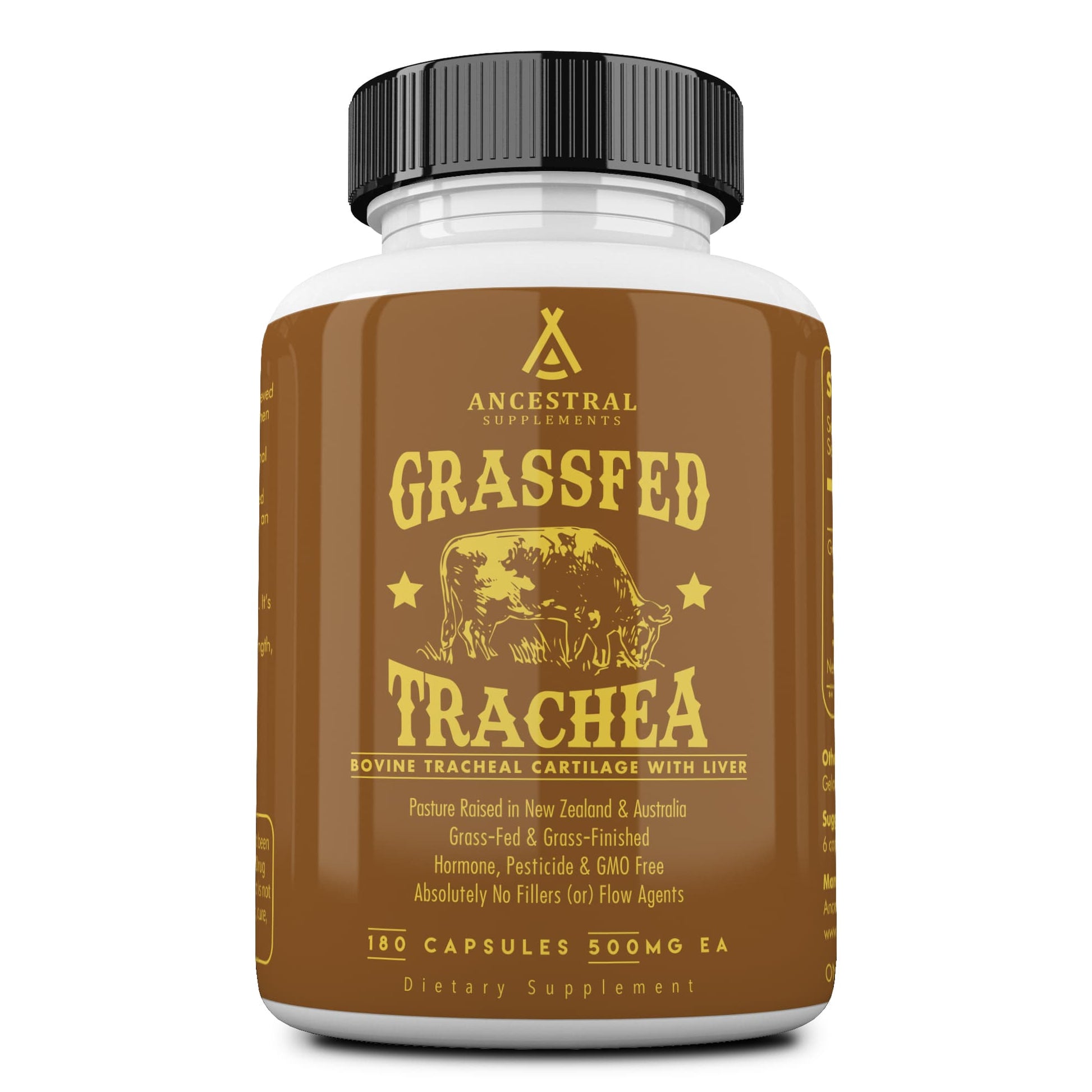 Grass fed Bovine Tracheal Cartilage 180 caps - Ancestral Supplements by Ancestral Supplements