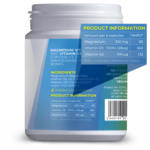 PrizMAG+ Pure Magnesium Bisglycinate (90 Capsules) - Mag365 by MAG365