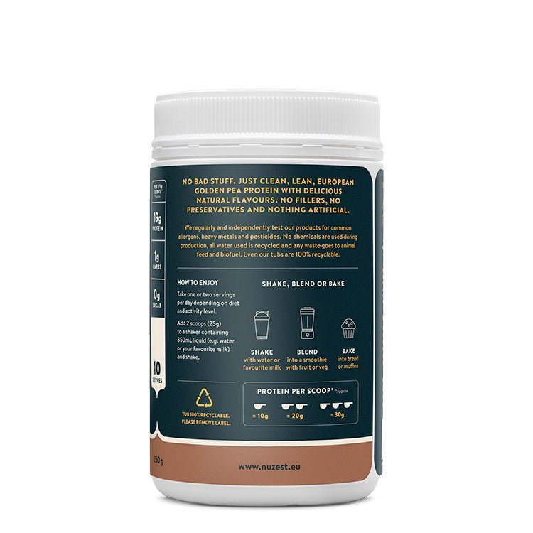 Clean Lean Protein Rich Chocolate – 250g, 10 Servings – Nuzest by Nuzest