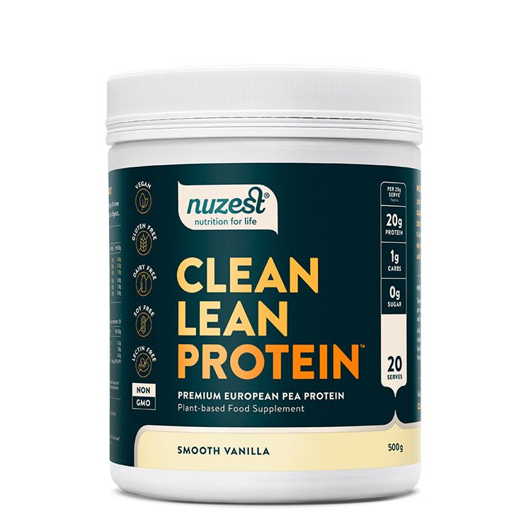 Clean Lean Protein Smooth Vanilla – 500g, 20 Servings – Nuzest by Nuzest