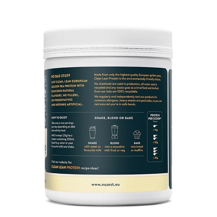 Clean Lean Protein Just Natural – 500g, 20 Servings – Nuzest by Nuzest