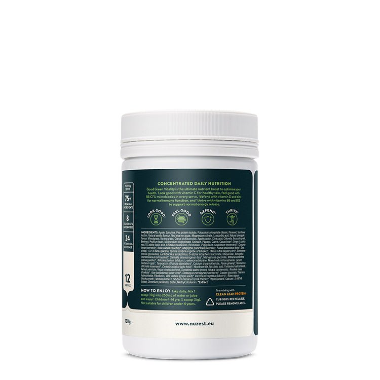 Good Green Vitality – 120g, 12 Servings – Nuzest by Nuzest