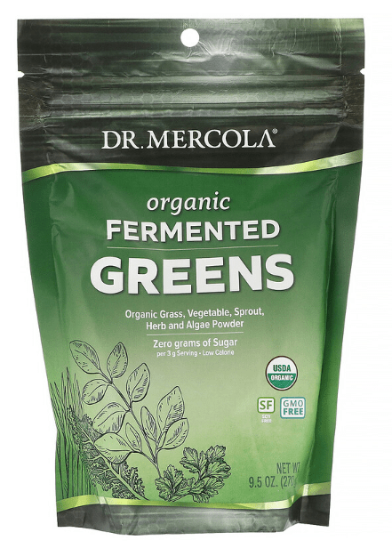 Organic Fermented Greens (90 servings): 1 bag - Dr Mercola by Dr Mercola