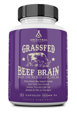 Grass Fed Brain (180 capsules) - Ancestral Supplements by Ancestral Supplements