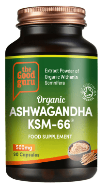 Organic Ashwagandha KSM66 (90 capsules) - The Good Guru by The Good Guru