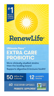 Ultimate Flora, Extra Care Probiotic (60 Veg Capsules) - Renew Life by Renew Life