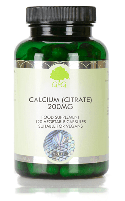 Calcium Citrate, 200mg (120 Capsules), G & G Vitamins by G&amp;G Vitamins
