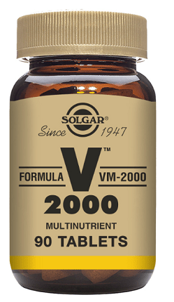Formula V 2000, VM - 2000 Multinutrient Formula, 90 Tablets - Solgar by Solgar