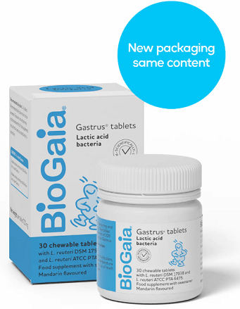 Gastrus 30 Probiotic Chewable Tablets - BioGaia by BioGaia