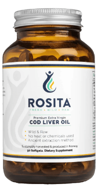 Premium Extra Virgin Cod Liver Oil 90 Softgels - Rosita by Rosita