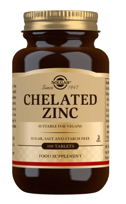 Chelated Zinc (100 tablets) - Solgar by Solgar