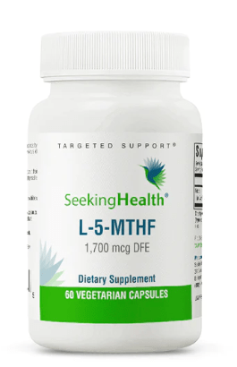 L - Methylfolate 1mg (60 capsules) - Seeking Health by Seeking Health