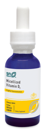 Micellized Vitamin D3 400 IU, 30ml - SFI Health by Klaire Labs