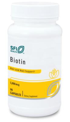 Biotin (90 Capsules) - SFI Health by Klaire Labs