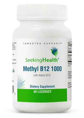 Methyl B12 1000 (formerly Active B12 1000) - 60 Lozenges - Seeking Health by Seeking Health
