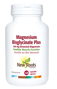 Magnesium Bisglycinate Plus (120 capsules) - New Roots Herbal by New Roots Herbal