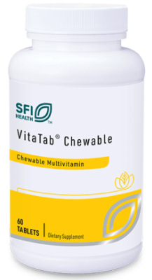 VitaTab Chewable, 60 Tablets - SFI Health by Klaire Labs
