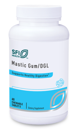 Mastic Gum/DGL 60 Chewable Tablets - SFI Health by Klaire Labs