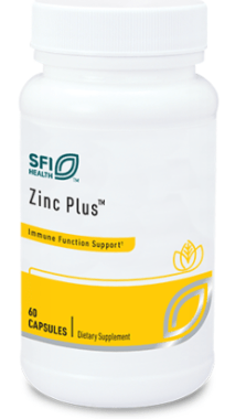 Zinc Plus (60 Capsules) - SFI Health by Klaire Labs