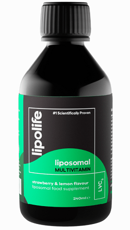 Lipolife LVC5 - Liposomal Multivitamin - Strawberry & Lemon, 250 ml ...