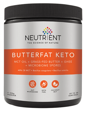 Butterfat Keto MCT 350g Neutrient by Neutrient