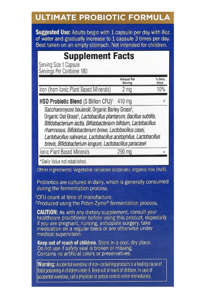 Primal Defense Ultra (180 Ultra Zorbe Veg Caps) - Garden of life *SOI* by Garden of Life