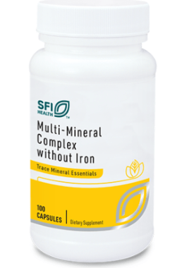 Multi - Mineral Complex without Iron, 100 Capsules - SFI Health by Klaire Labs