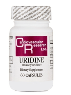 Uridine (Triacetyluridine) - 60 Capsules - Ecological Formulas / Cardiovascular Research - BBE 30/09/2025 by Ecological Formulas