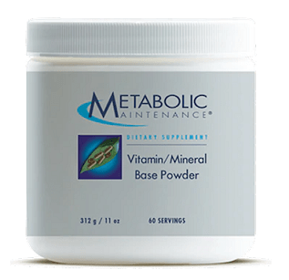 Vitamin/Mineral Base Powder (312g) Metabolic Maintenance by Metabolic Maintenance