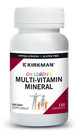 Children's Multi - Vitamin/Mineral, 120 Capsules - Kirkman Labs (Hypoallergenic) by Kirkman Laboratories